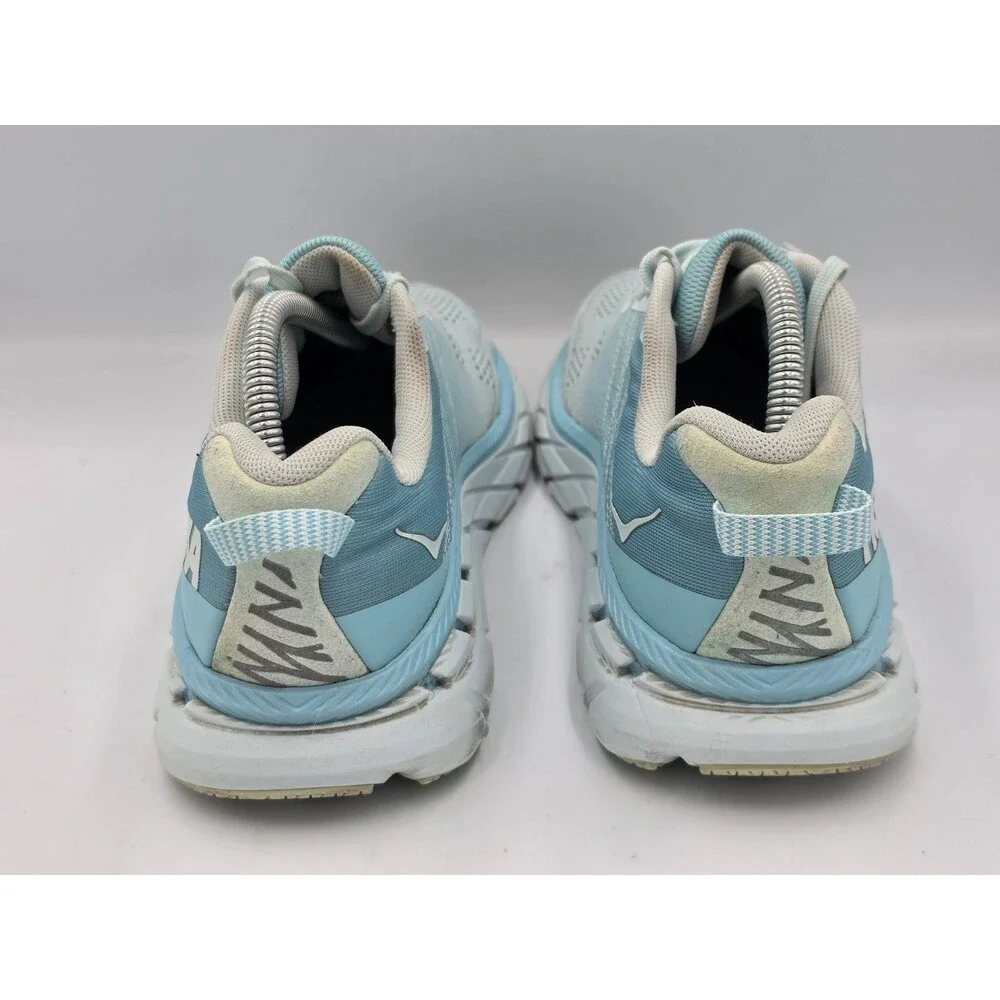 Hoka One One Clifton 6 W Women's Size 9.5 Running Walking Shoes Light Blue White